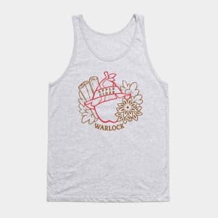 Apple Cider Warlock fancy lines Tank Top